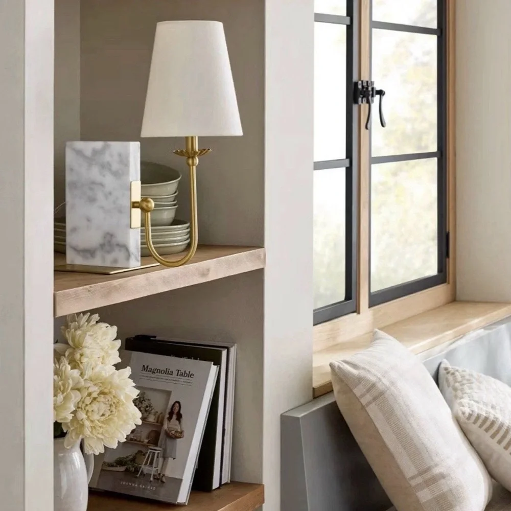 Hearth & Hand with Magnolia Marble Book Shelf Lamp - Picture 7 of 8